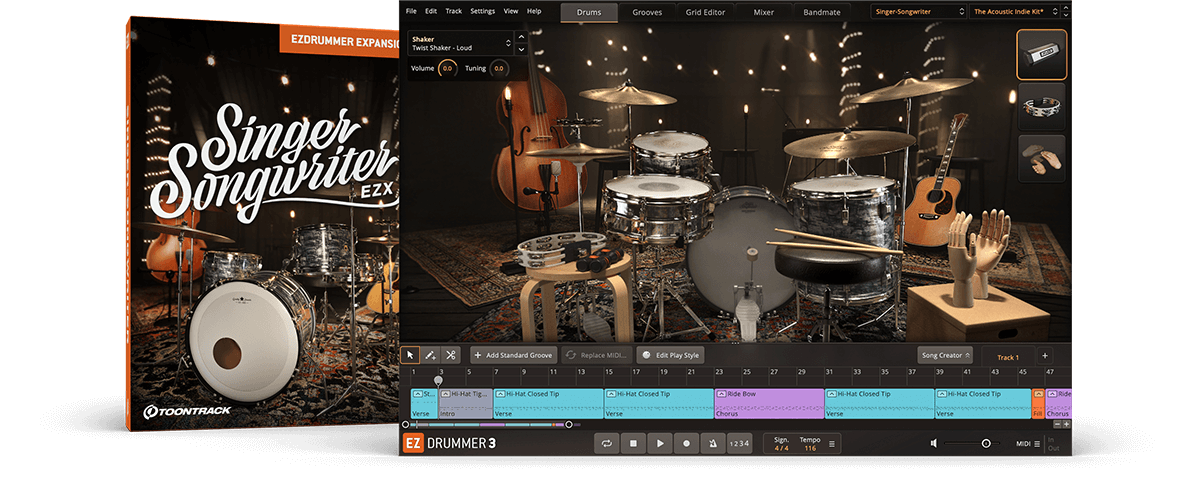 Toontrack EZX  -  Singer-Songwriter